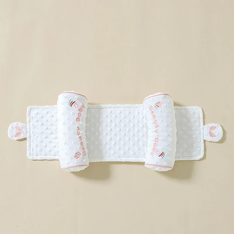 Baby Head Shaping Pillow for Newborns 0-6 Months Head Cushion Cute Baby Pillows Cotton Cartoon Infant Positioner for Safe Sleep