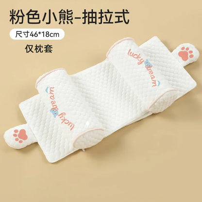 Infant Pillow - Millet Pillow for Babies 0-6+ Months Prevents Flat Head Syndrome Newborn Polyester-Cotton Sleep Pillow