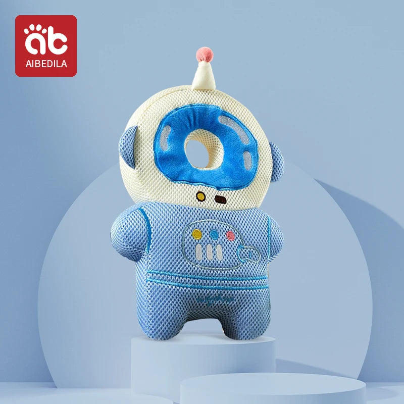 AIBEDILA Cartoon Astronaut Baby Anti-Fall Pad Head Back Protector Pillow for Newborn Infant Toddler Safety Protection Cushion