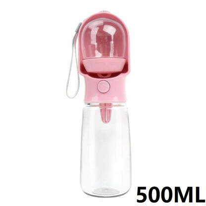 320/500ML Portable Dog Cat Water Bottle for Dog Gourd Walk Drinking Bottle Dog Pet Supplies Food Bowl GS07