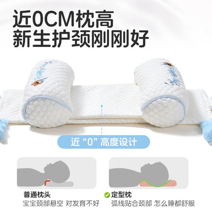 Infant Pillow - Millet Pillow For Babies 0 to 6+ Months Prevents Flat Head Syndrome Newborn-Specific Sleeping Pillow