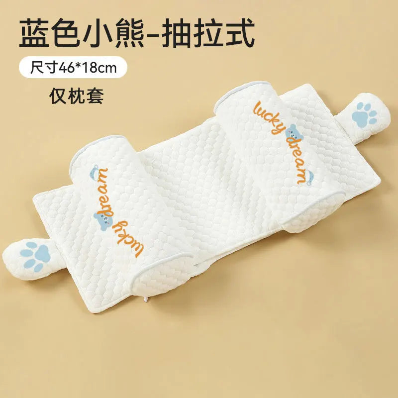 Infant Pillow - Millet Pillow for Babies 0-6+ Months Prevents Flat Head Syndrome Newborn Polyester-Cotton Sleep Pillow
