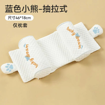 Infant Pillow - Millet Pillow for Babies 0-6+ Months Prevents Flat Head Syndrome Newborn Polyester-Cotton Sleep Pillow