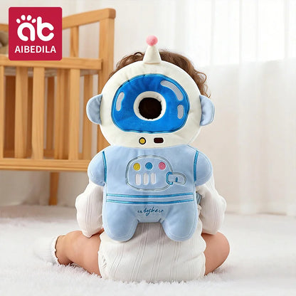 AIBEDILA Cartoon Astronaut Baby Anti-Fall Pad Head Back Protector Pillow for Newborn Infant Toddler Safety Protection Cushion