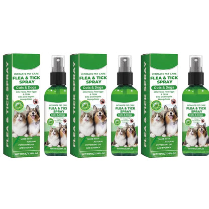 100ml Pet Insect Repellent Dog Cat Hair Skin Insect Repellent Spray Daily Gentle Care Agent Repel Fleas Mites Pet Cleaning Spray