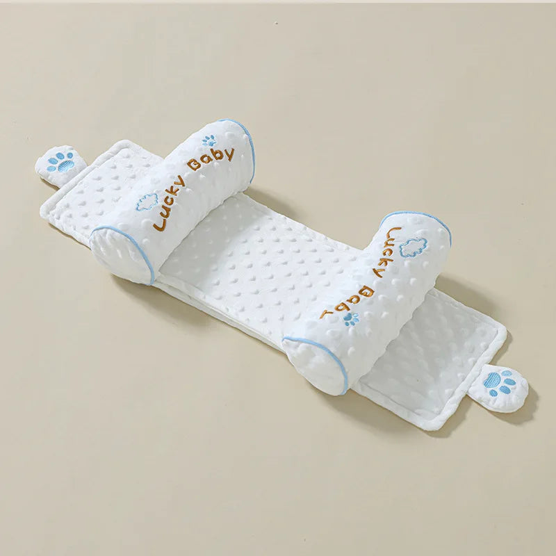 Baby Head Shaping Pillow for Newborns 0-6 Months Head Cushion Cute Baby Pillows Cotton Cartoon Infant Positioner for Safe Sleep
