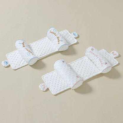 Baby Head Shaping Pillow for Newborns 0-6 Months Head Cushion Cute Baby Pillows Cotton Cartoon Infant Positioner for Safe Sleep