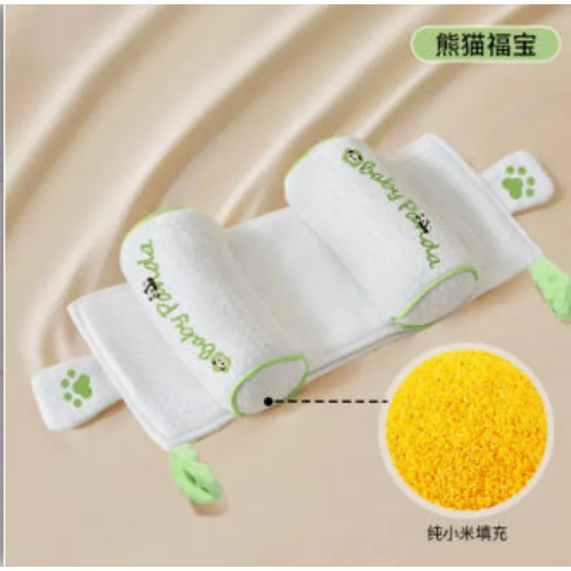 Infant Pillow for Newborns Four-Season Breathable Pure Cotton