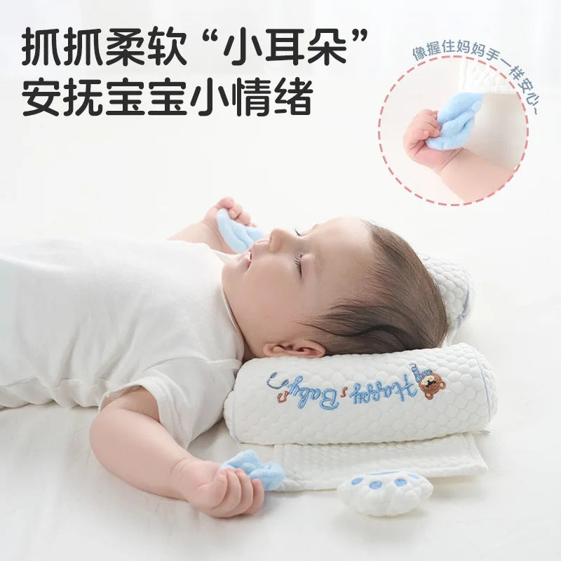 Infant Pillow - Millet Pillow For Babies 0 to 6+ Months Prevents Flat Head Syndrome Newborn-Specific Sleeping Pillow