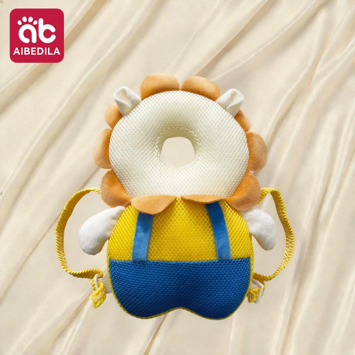 AIBEDILA Cartoon Astronaut Baby Anti-Fall Pad Head Back Protector Pillow for Newborn Infant Toddler Safety Protection Cushion