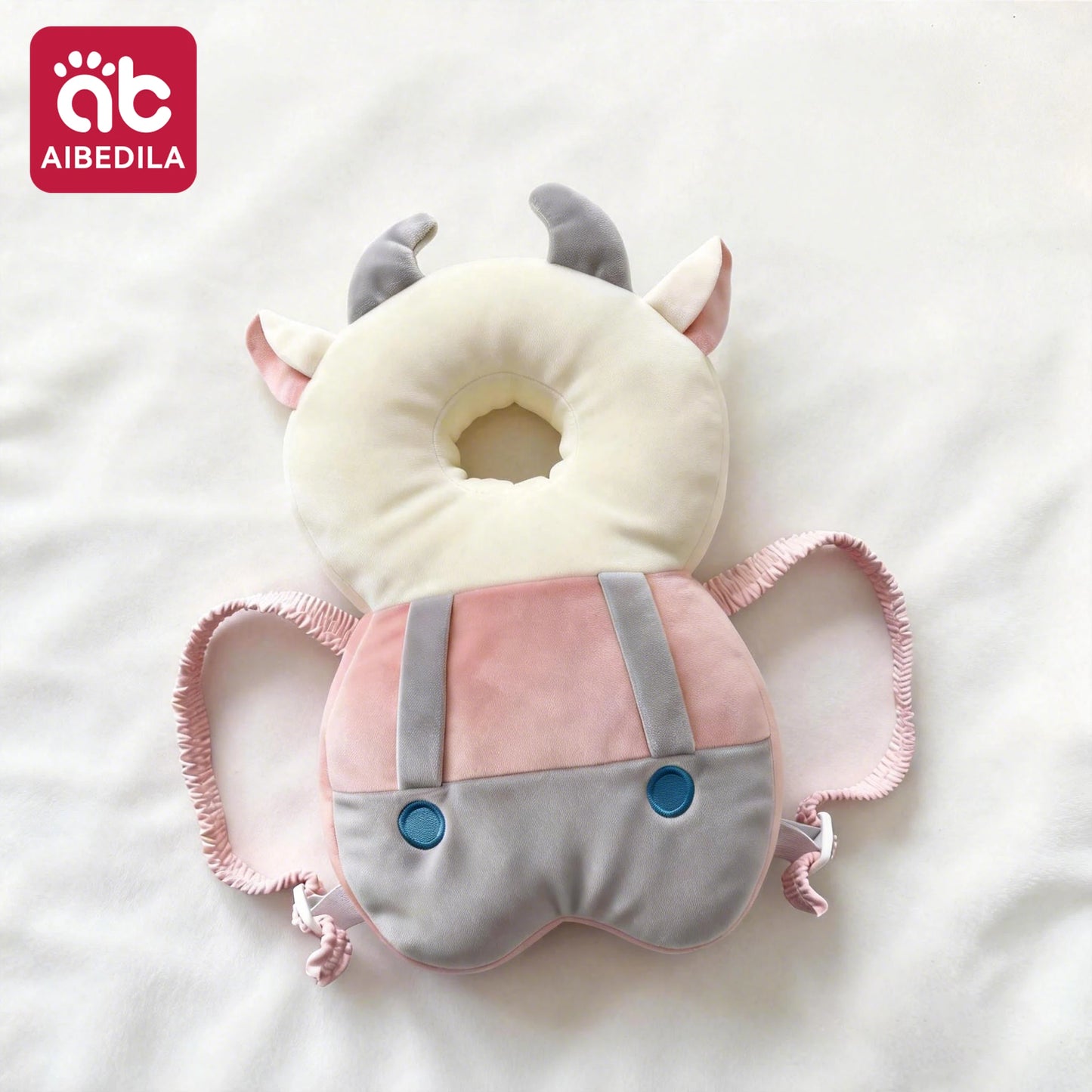 AIBEDILA Cartoon Astronaut Baby Anti-Fall Pad Head Back Protector Pillow for Newborn Infant Toddler Safety Protection Cushion