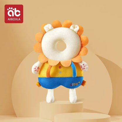 AIBEDILA Cartoon Astronaut Baby Anti-Fall Pad Head Back Protector Pillow for Newborn Infant Toddler Safety Protection Cushion