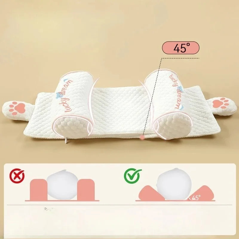 Infant Pillow for Newborns Four-Season Breathable Pure Cotton