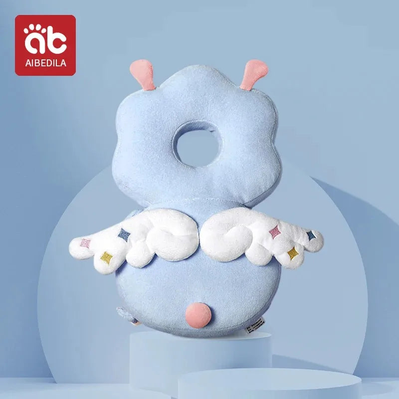 AIBEDILA Cartoon Astronaut Baby Anti-Fall Pad Head Back Protector Pillow for Newborn Infant Toddler Safety Protection Cushion