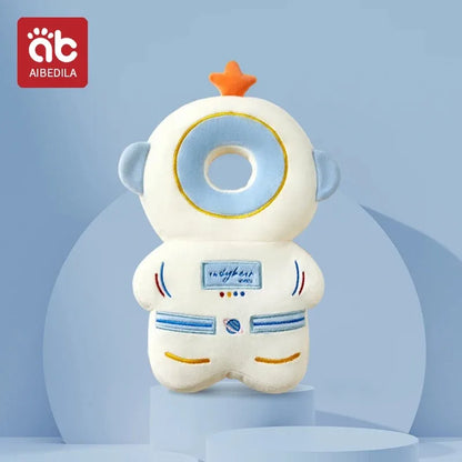 AIBEDILA Cartoon Astronaut Baby Anti-Fall Pad Head Back Protector Pillow for Newborn Infant Toddler Safety Protection Cushion