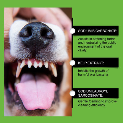 Yegbong Dog-Specific Teeth Cleaning Powder – Freshens Breath, Prevents Oral Diseases,Non-Irritating, Suitable for Sensitive Gums