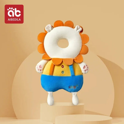 AIBEDILA Cartoon Astronaut Baby Anti-Fall Pad Head Back Protector Pillow for Newborn Infant Toddler Safety Protection Cushion