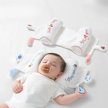 Infant Pillow - Millet Pillow For Babies 0 to 6+ Months Prevents Flat Head Syndrome Newborn-Specific Sleeping Pillow